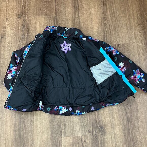 Obermeyer Snowflake Ski Jacket Black Sz Junior 16 - Picture 9 of 15